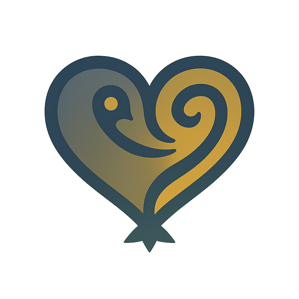Sankofa heart icon